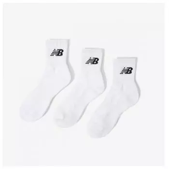 New Balance Socks Jacquard Medium Socks 3pac Yqj Nbgeebp804 10 White series/240