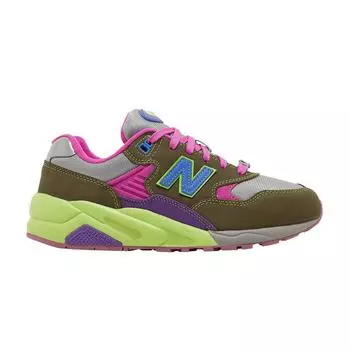 New Balance Stray Rats x 580 Tribute to 2007 — кроссовки унисекс Dark Moss Green Cosmic-Grape MT580ST2 41.5
