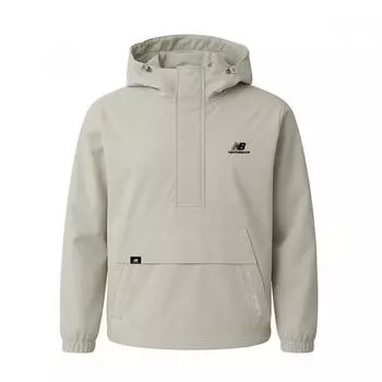 New Balance Stretch Half Zip Up Men woMen Windbreaker Jacket Jumper Beige Nbnad22333 36 NBNAD2233336:S (90 measurements)