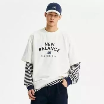 New Balance Sweatshirt Ess Short Sleeve Sweatshirt Nbnce21053 64 90(S)