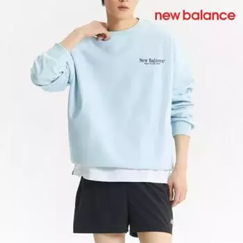 New Balance T shirT D24 Nbnce12333 51 Uni Running essenTials sweaTshirT Ov FREE/L