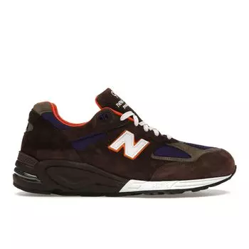 New Balance Teddy Santis x 990v2 Сделано в США Коричневые фиолетовые кроссовки унисекс Серые M990BR2 44