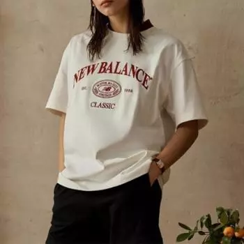 New Balance Tee Kqj Nbnee21113 39 Shared Heritage Short Sleeve Tee Semi 100