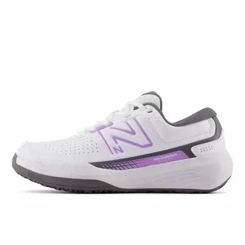 [New Balance] Теннисные туфли 696 Omni Clay Court Fuel Cell WCO696 женские U5(БЕЛЫЙ/ФИОЛЕТОВЫЙ) 25,0 см 2E