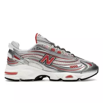 New Balance Thisisneverthat x 1000 Металлические Серебристо-Красные Кроссовки Унисекс M1000TI 37