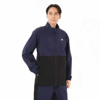 New Balance Tnv Team Navy Performance Woven Stretch Jacket Amj45724 Tnv S