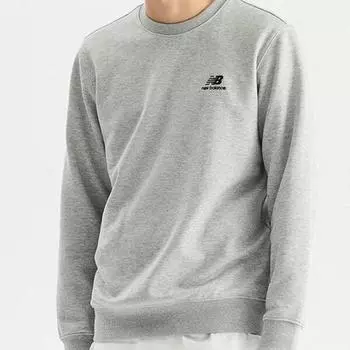 New Balance Толстовка Essentials с маленьким логотипом Nbncd31013 Ac melange gray/90