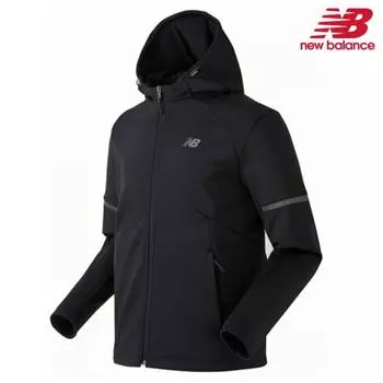 New Balance Толстовка Half Club Nbmd947031 Bk Soft Hoodie на молнии 95
