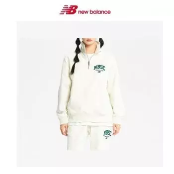New Balance Толстовка Half Club Uni Nbsc Half Zip Up Nbncd31823 64 (64)Cream/100(L)