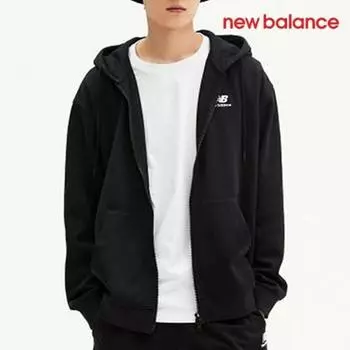 New Balance Толстовка с капюшоном Half Club на молнии C28 Nbmde11013 19 Uni Essential S