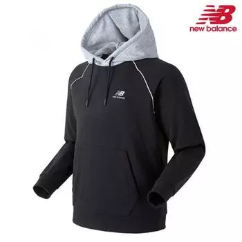 New Balance Толстовка с капюшоном Half Club NbN0a12013 с логотипом Bk N на спине 100