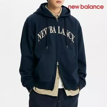 New Balance Толстовка с капюшоном Half Club Zip Up C28 Nbmde11113 59 Uni Heri S