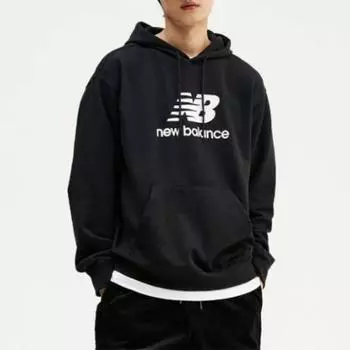 New Balance Толстовка с капюшоном Kqj Nbn0e2s031 19 Public Stack Logo Hoodie Semi Ov 100