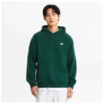New Balance Толстовка с капюшоном Lqj Nbn0e2s071 40 Uni Small Logo Hoodie Semi Ov Green series/100