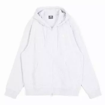 New Balance Толстовка с капюшоном на молнии Lqj Nbmdfco103 16 Universal Essential с маленьким логотипом на молнии 100