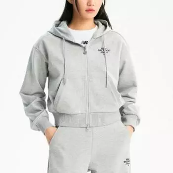 New Balance Толстовка с капюшоном на молнии Nqj Nbmde1W232 Ac W Новая базовая толстовка с капюшоном на молнии Semi Ove 85