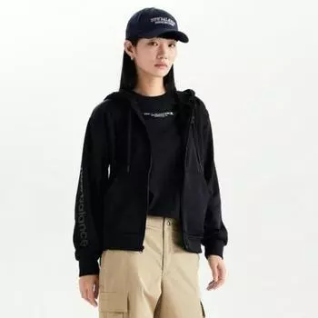 New Balance Толстовка с капюшоном Relentless на молнии Nbmdd4s072 19 85(S)