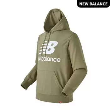 New Balance Толстовка с капюшоном Uni Essential Staced Unisex Nbn0c46011 49 Khaki/100
