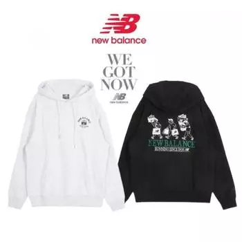 New Balance Толстовка с капюшоном Uni Nb Boy Nbn0ec3823 light gray/100(L)