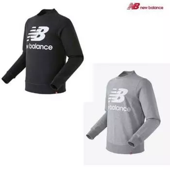 New Balance Толстовка с логотипом Nb Essentials Stacked Nbncc4 (19)Black90(S)