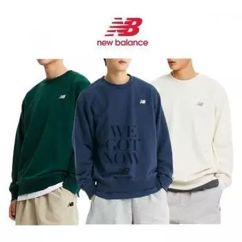 New Balance Толстовка Uni Small Logo Nbnce2s021 NAVY/90 (S)