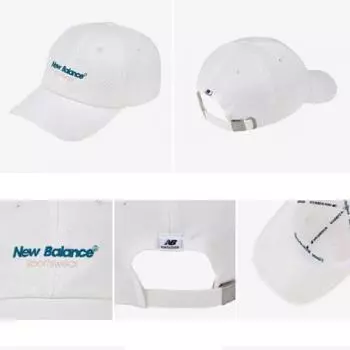 New Balance Тяжелая хлопковая бейсболка Nbgddsl101 white