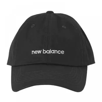 New Balance Twill Cap Bk Black Lah45755 Bk OSZ