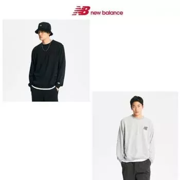 New Balance Uni 24 7 Running Sweatshirt Nbncd32833 2 Type 197399 (19)Black/105(XL)