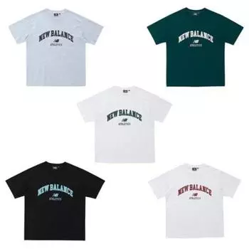 New Balance Uni Arched Graphic Short Sleeve Tees Nbned23013 graphic black/90(S)