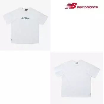 New Balance Uni Baseball LeTTering T shirT Nbned22313 10 white/100(L)