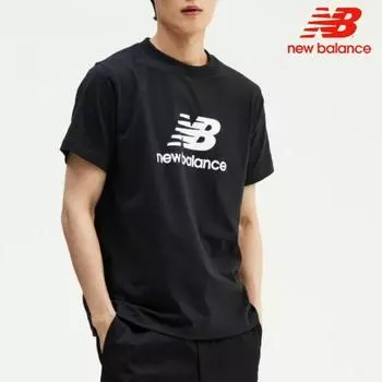 New Balance Uni Big Logo ShorT Sleeve Tee Nbnee2s011 19 T shirT 090/size