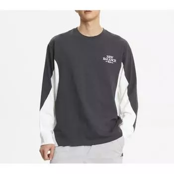 New Balance Uni Bridge Long Sleeve Tee Semi Overfit B1 Nbndf12823 60 64 1.NBNDF12823 60/M