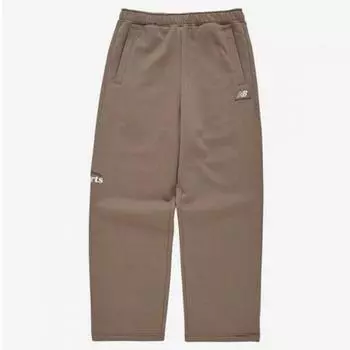 New Balance Uni Brushed Прямые брюки Nbmlc42813 85 brown80