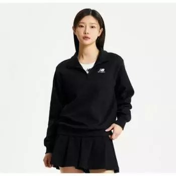 New Balance Uni Essential Half Zip Up Толстовка Nbnce11023 19 blacks/100