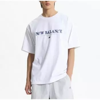 New Balance Uni Flying Lettering Short Sleeve Tee B1 Nbnef21433 10 19 62 1.NBNEF21433 10/S