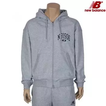 New Balance Uni Graphic Hooded Zip Up Nbmdec3123 Ac AC/90(S)