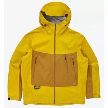 New Balance Uni Hiking 2.5 Layer Wind Shell Jacket Nbnmd19213 32 (32)Mustard100(L)