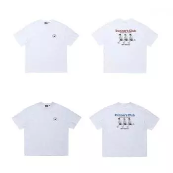 New Balance Uni Nb Boy Runners Club Graphic Short Sleeve Tee white/105(XL)