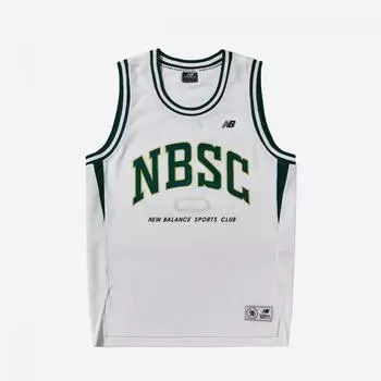 New Balance Uni Nbsc Mesh Sleeveless Nbngeb2543 10 White M