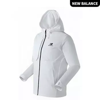 New Balance Uni Stretch Woven Jacket Windshield Nbnac41313 10 White/95