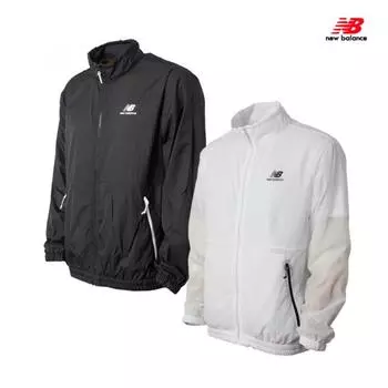 New Balance Uni Y Tripper Сверхлегкая куртка Nbnacb3033 Мужская S женская куртка для мужчин NBNACB303310 white/100
