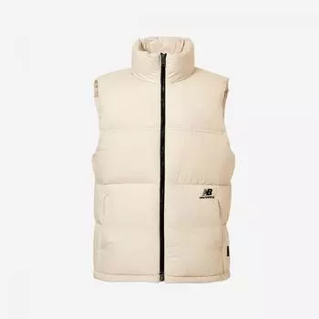New Balance Uniactive Air Down Vest Nbnpc42933 36 Светло-бежевый S