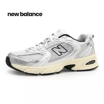 New Balance Unisex 530 Silver Cream Sneaker Sneaker Mr530ta 245US6.5