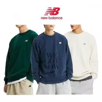 New Balance Унисекс Базовый Парный Свитшот с Логотипом Nbnce2s021 painted/100(L)
