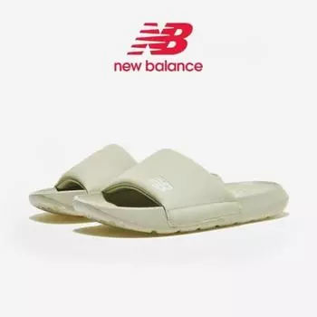 New Balance Unisex Cushion Slide Slippers Sd6301kh Khaki/230