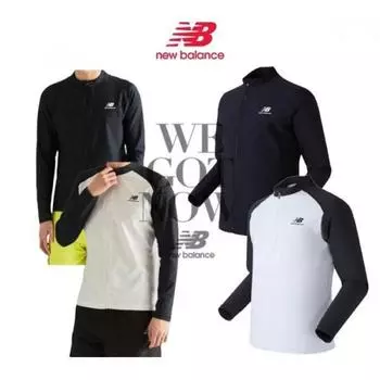 New Balance Унисекс Рашгард на молнии Nbmdd32703 blacks/90(S)