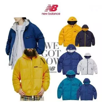 New Balance Unisex Reversible Duck Padded джемпер синий blue/90