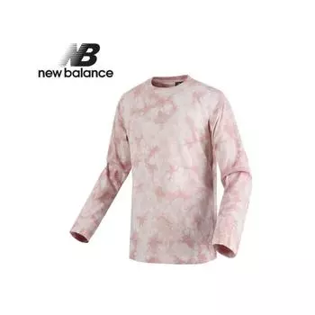New Balance Универсальная футболка с длинным рукавом Tie Dye Nbnd930013 25 розовая 95