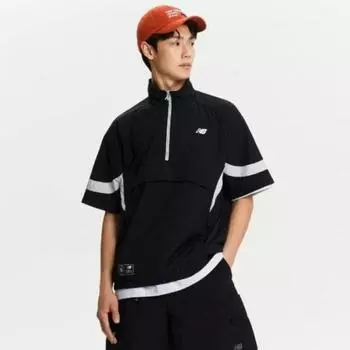 New Balance Ветровка с коротким рукавом Анорак Nbnae22513 19 90(S)
