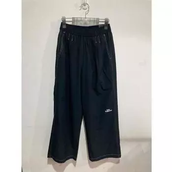 NeW Balance W Full Banding tWo Tuck Wide Pants nbntf3W612 Black (19)BLACK/70(S)